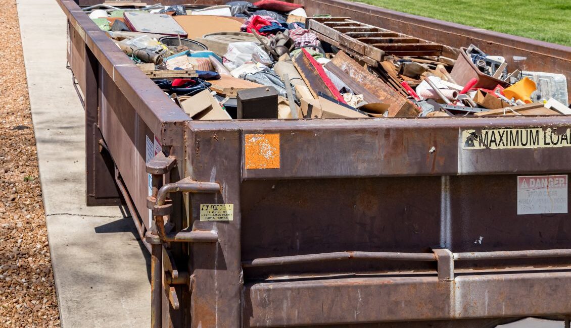 Dumpster Rentals Near Birmingham - Dumpster Full of Garbage